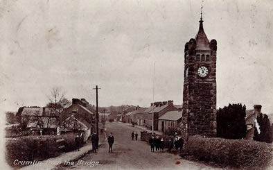 Postcard - view of Crumlin Village