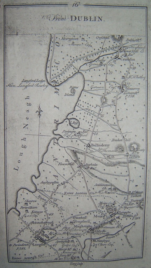 Glenavy Map 1778