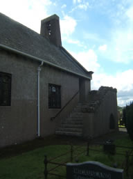 Outside Middle Church Ballinderry October 2012