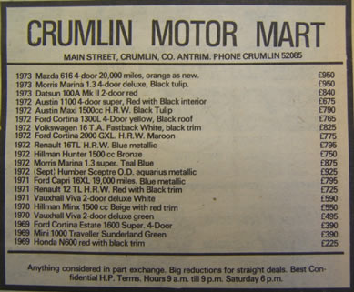 Crumlin Motor Mart