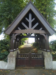 Lych Gate, Middle Church Ballinderry roadside view October 2012