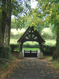 Lych Gate viewed from Middle Church Ballinderry October 2012