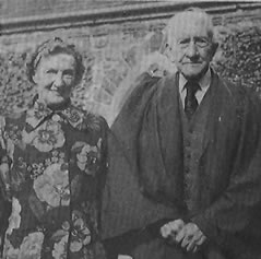 Mr and Mrs James Walker, Glenavy 1974