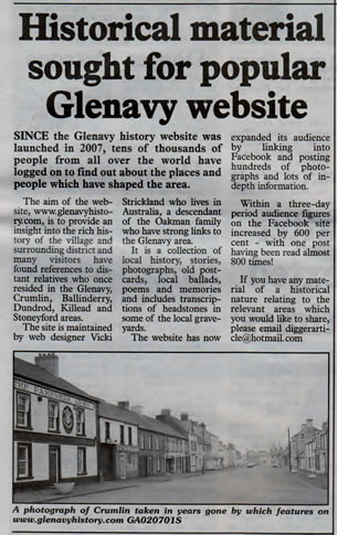 Antrim Guardian 10th January 2013.