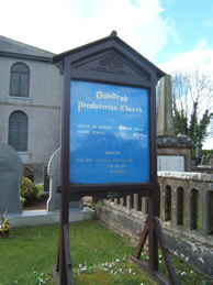 Dundrod Presbyterian Church Noticeboard